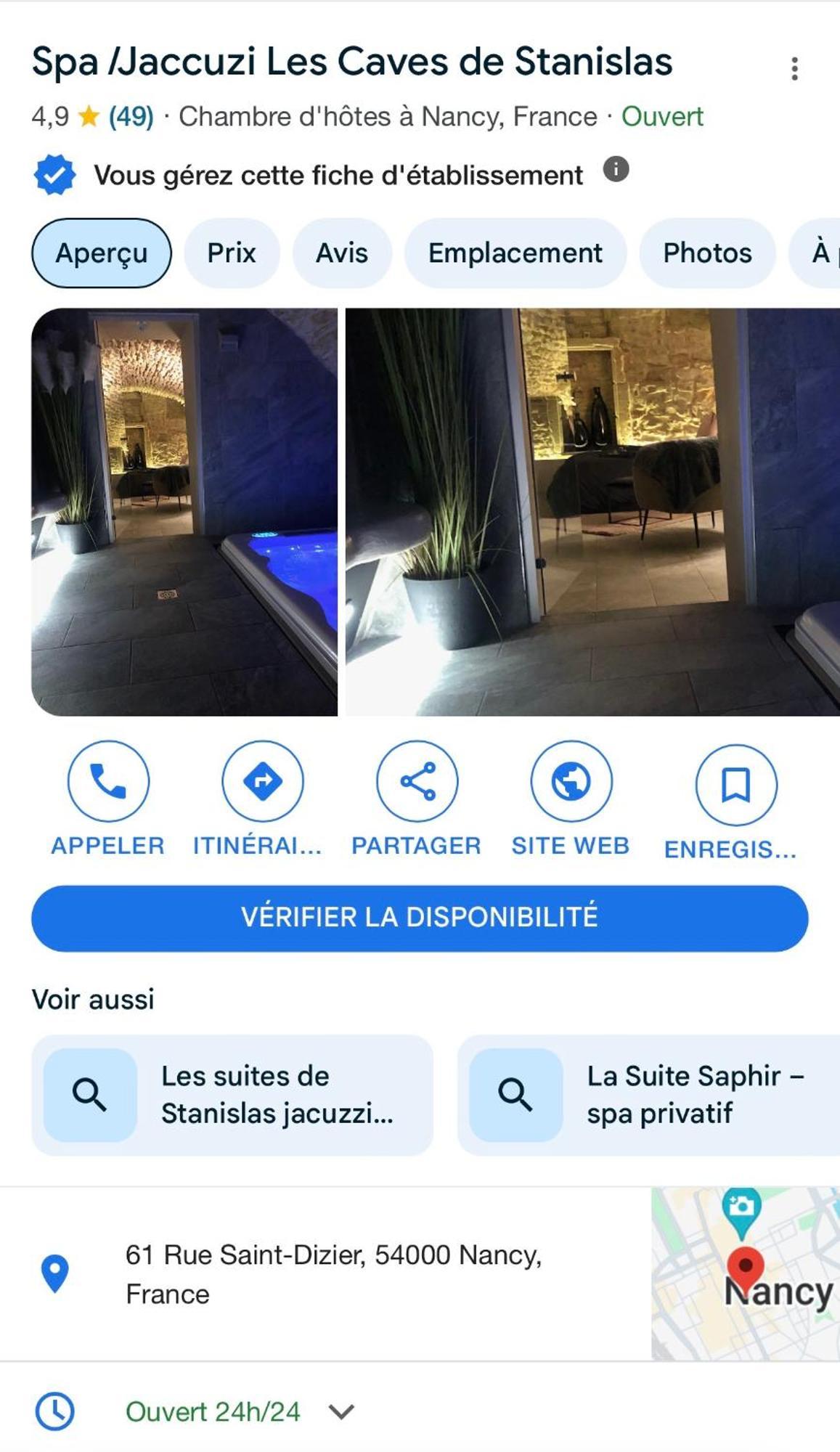 Jaccuzi & Spa Des Caves Stanislas Nancy Zewnętrze zdjęcie